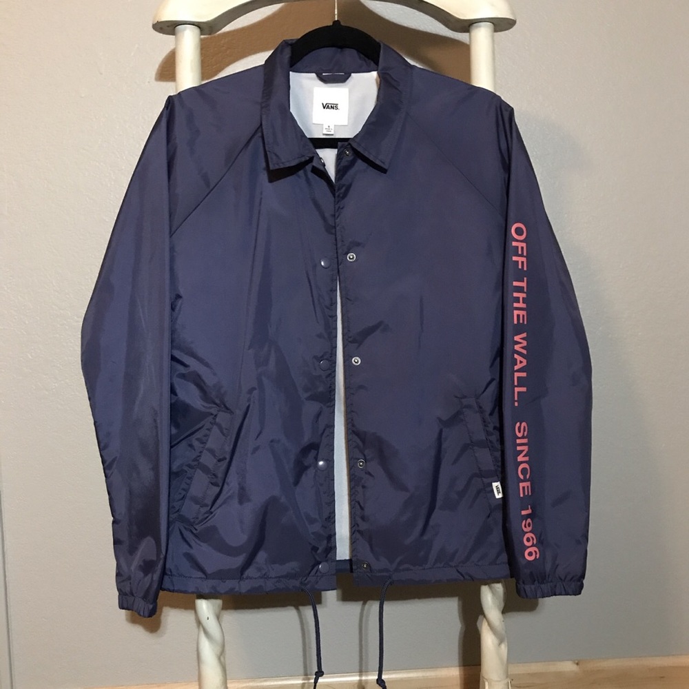 Blue Vans Windbreaker